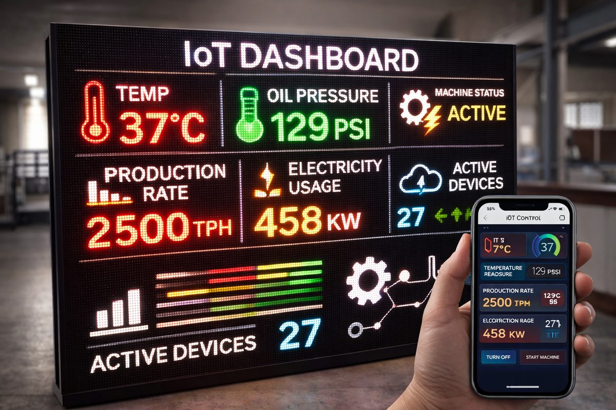 IoT Dashboard Display — Ankai Automation